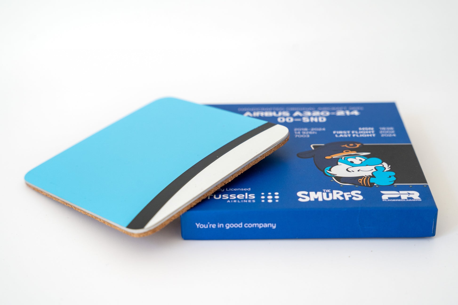 Brussels Airlines Upcycling Collection Airbus A320 OO-SND Coaster