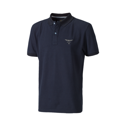 Design 4 Pilots Pilot Polo Shirt (Black, Blue, M, L, XL)