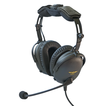 Design 4 Pilots PM6 ANR Aviation Headset + FREE Headset Bag