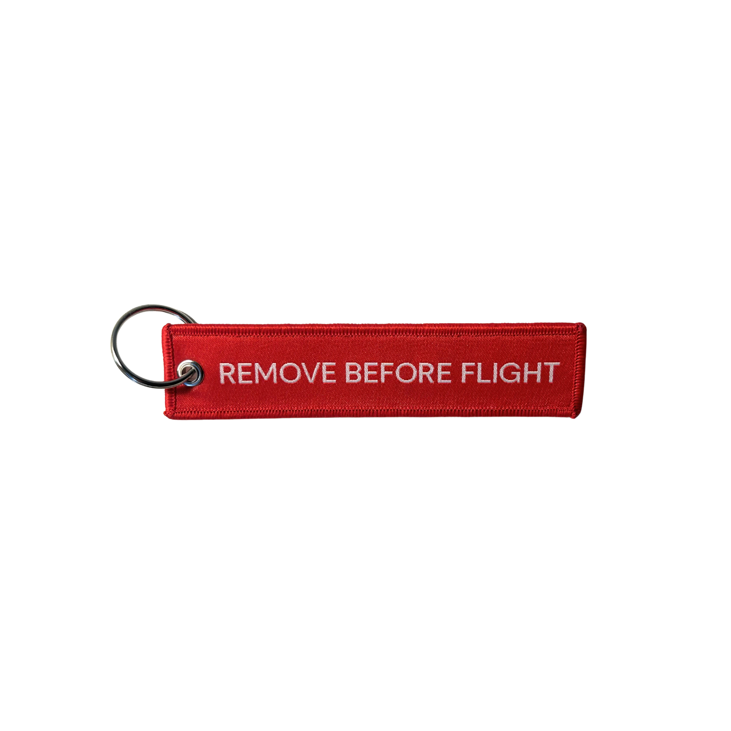 Brussels Airlines “Remove Before Flight” Key Ring, Red