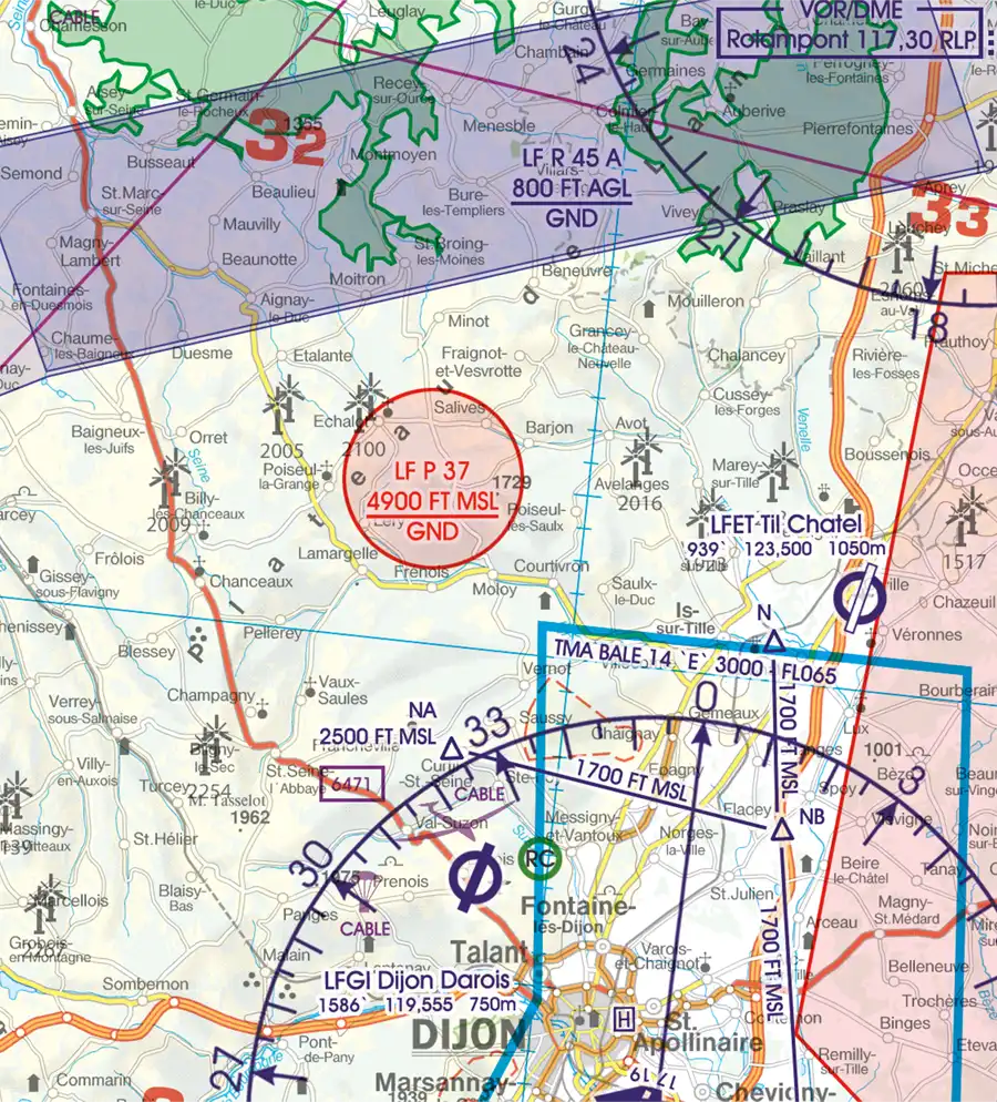Rogers Data France South East VFR ICAO Aeronautical Chart Edition 2026 NEW