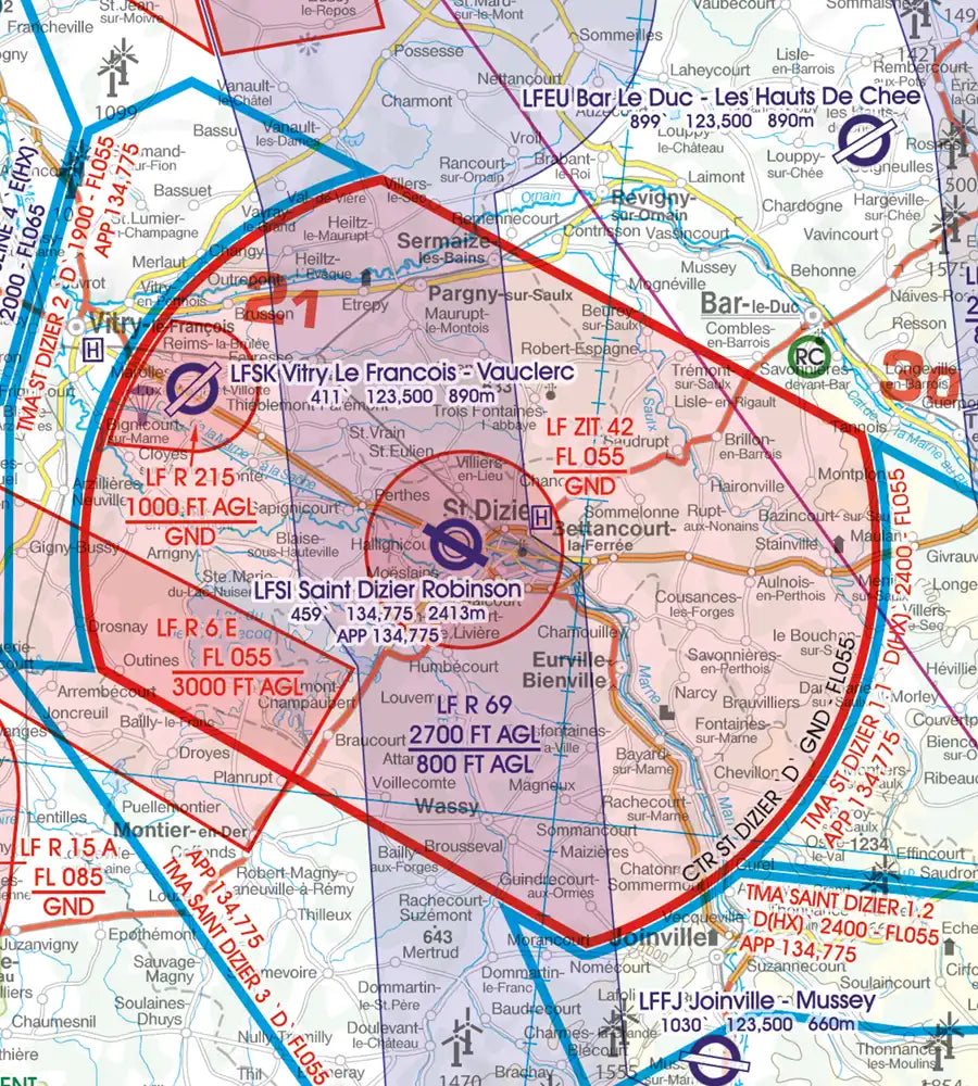 Rogers Data France North West VFR ICAO Aeronautical Chart Edition 2024