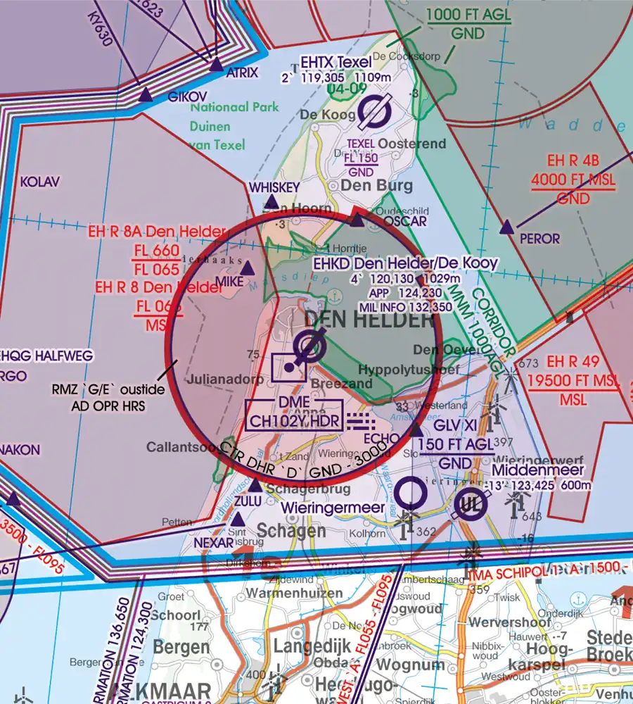 Rogers Data Netherlands VFR ICAO Aeronautical Chart Edition 2024