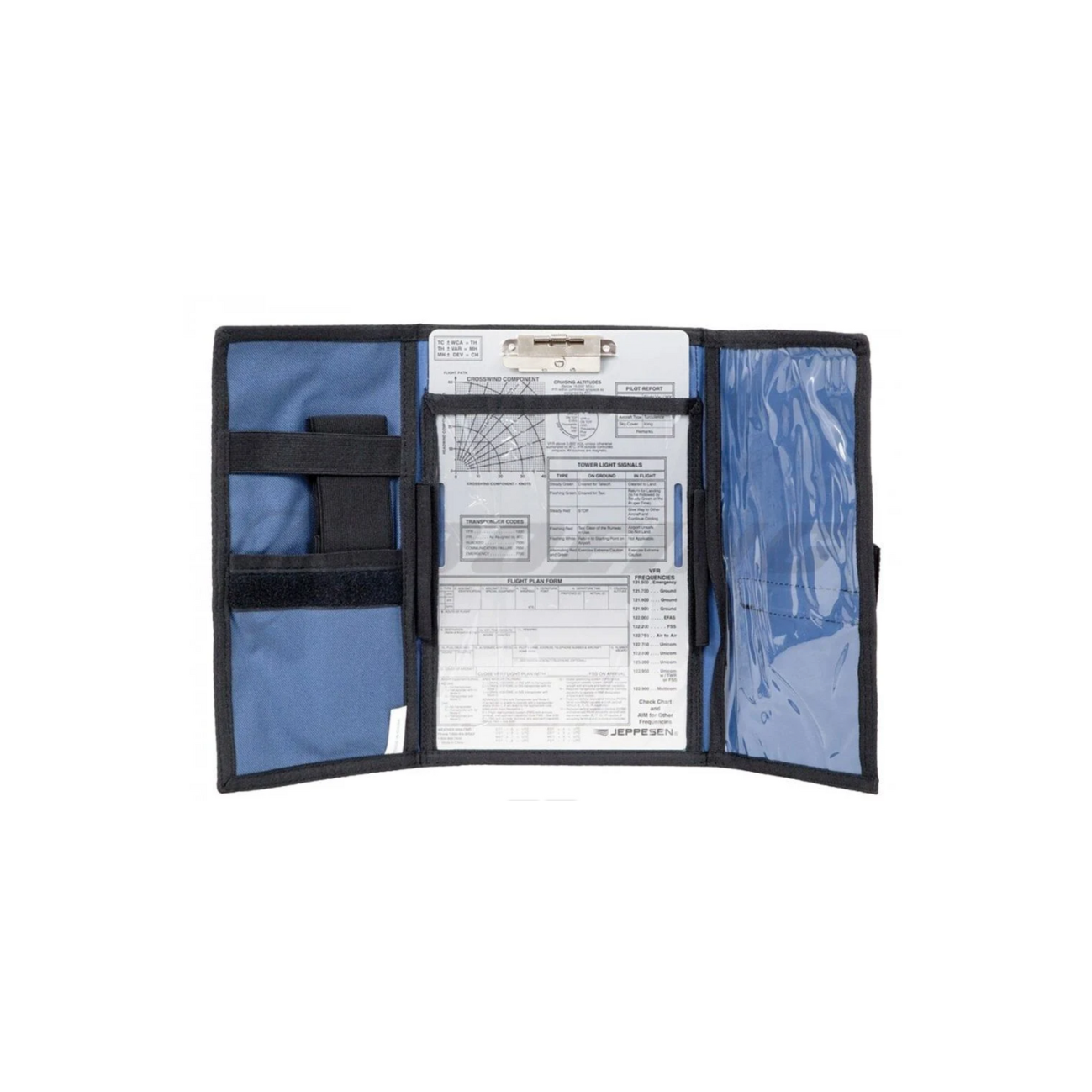 Jeppesen VFR Tri-fold Kneeboard with Clipboard