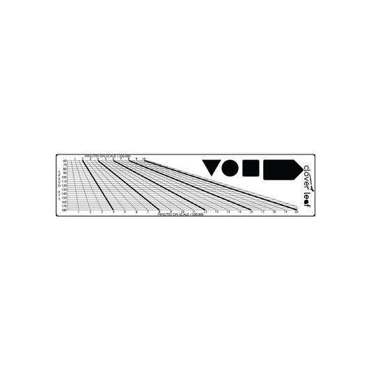 Clover Leaf Navigation Ruler