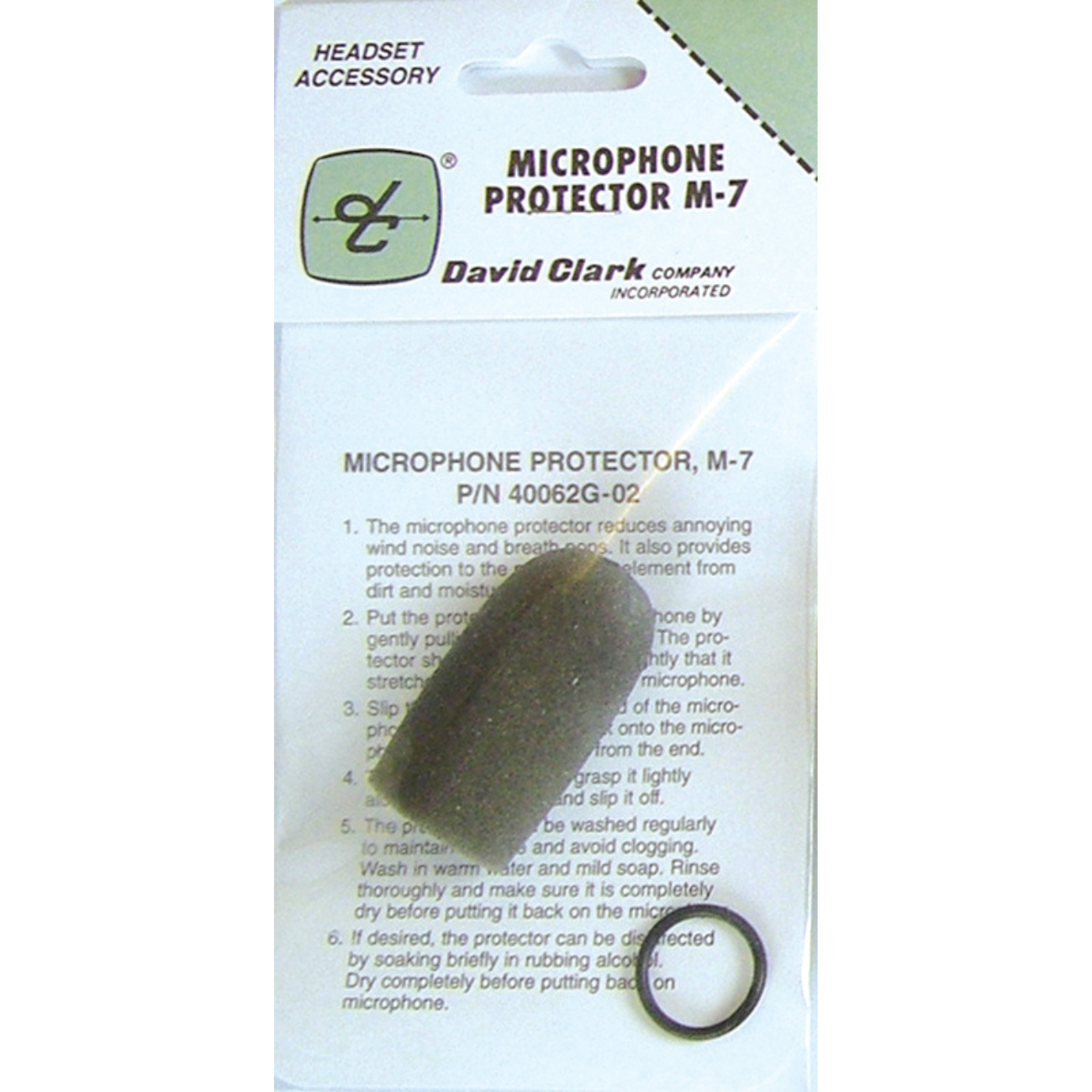 David Clark Microphone Protector M-7