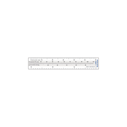 Pooleys NM-1 Scale Ruler