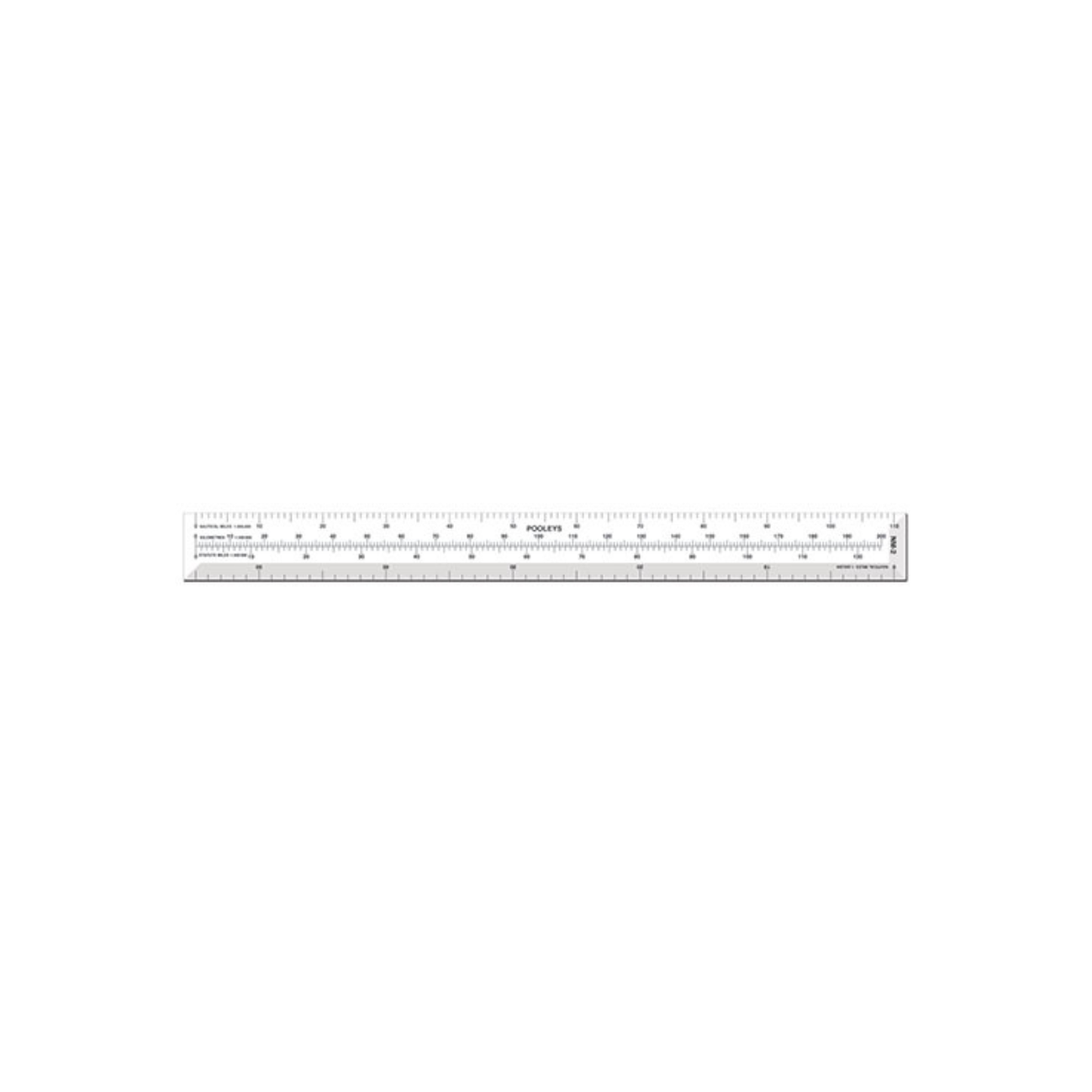 Pooleys NM-2 Scale Ruler