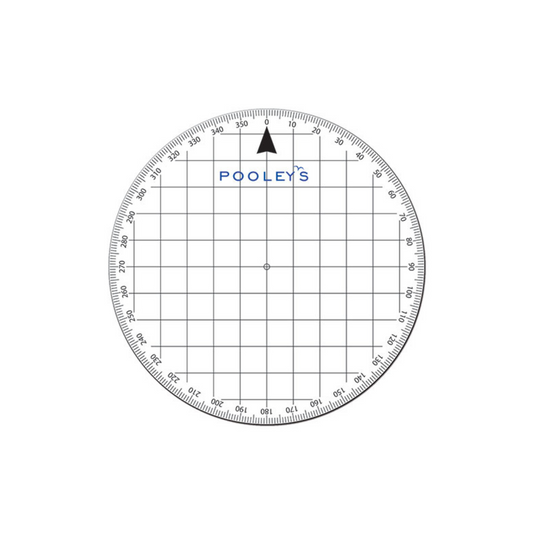 Pooleys PP-3 Round Protractor