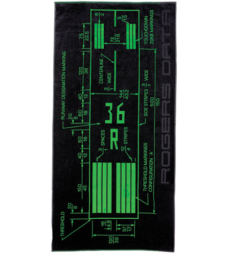 Rogers Data Beach Towel Runway Markings