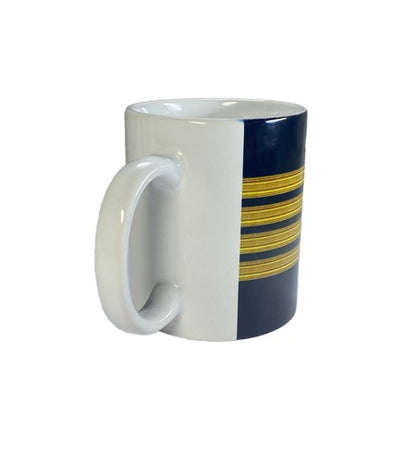 Coffee Mugs Pilot Captain Stripes (set of 4)
