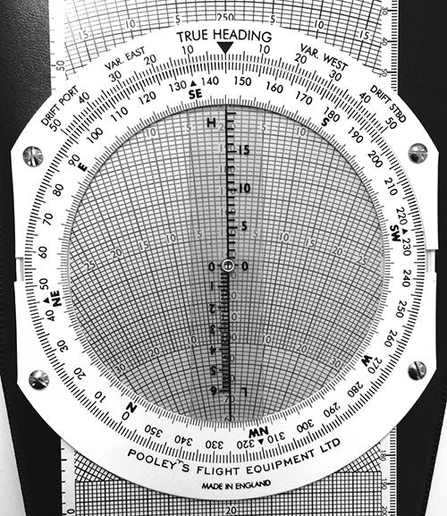 Pooleys CRP-5W Flight Computer with windarm