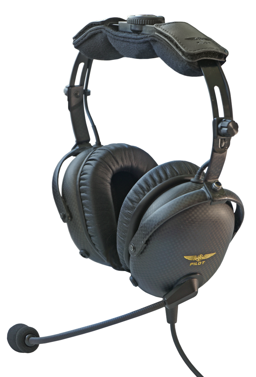Design 4 Pilots PM6 ANR Aviation Headset + FREE Headset Bag
