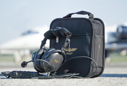 Design 4 Pilots PM6 ANR Aviation Headset + FREE Headset Bag