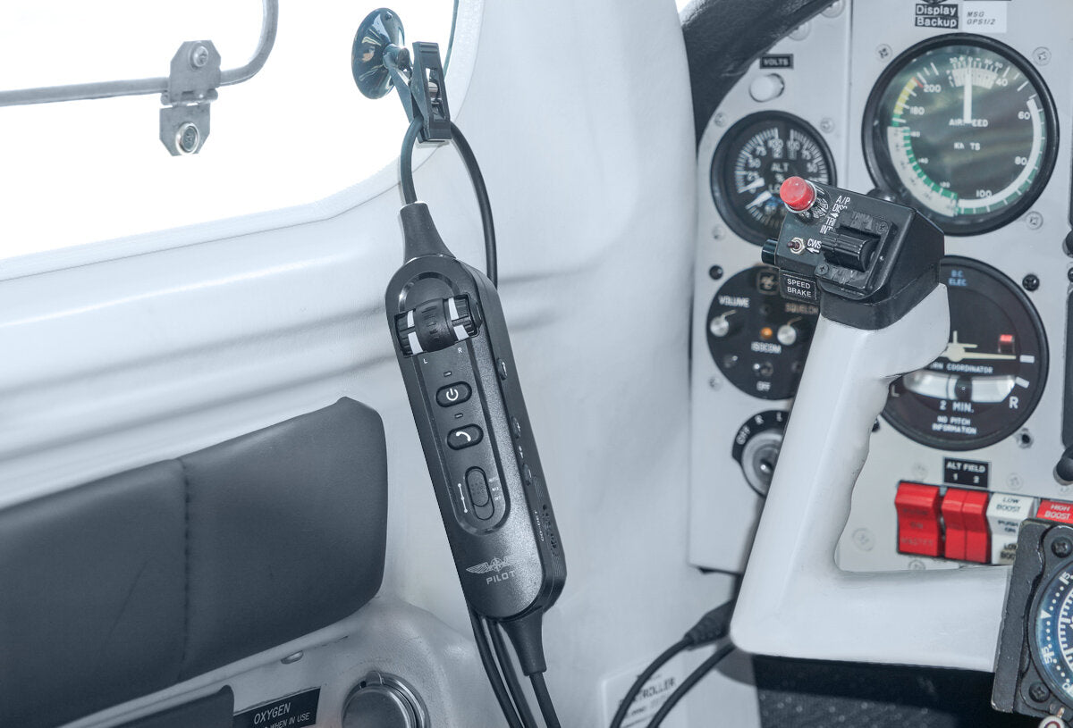 Design 4 Pilots PM6 ANR Aviation Headset + FREE Headset Bag