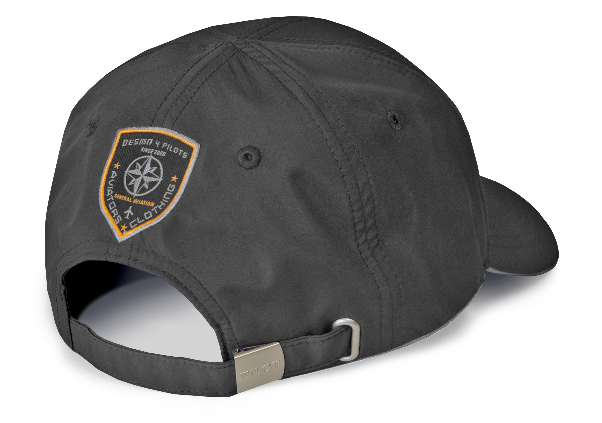 Design 4 Pilots Pilot Cap (Black, Blue)