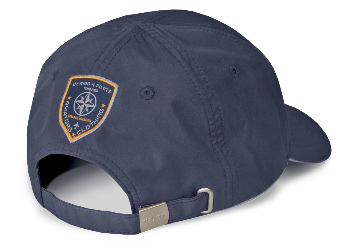Design 4 Pilots Pilot Cap (Black, Blue)