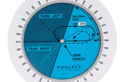 Pooleys HPC-1 Holding Pattern Computer (blue)